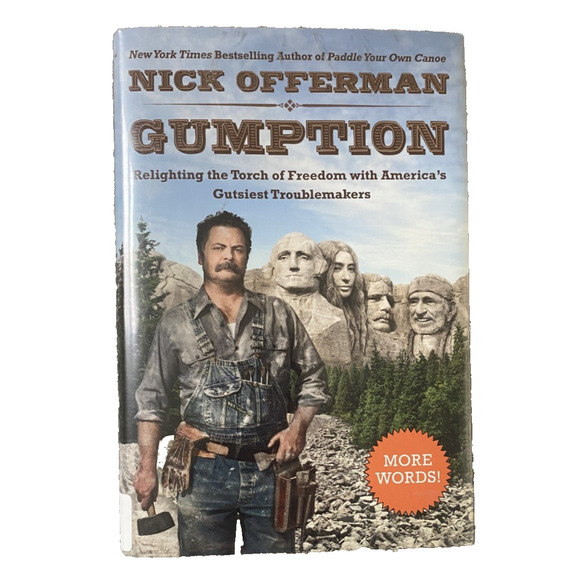 Gumption: Relighting the Torch of Freedom Hardcover Novel Book by Nick Offerman - Picture 1 of 10